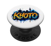 Cool Kyoto, Japón Graffiti Street Art Skyline PopSockets PopGrip Adhesivo