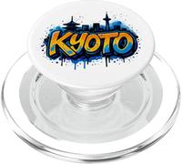 Cool Kyoto, Japón Graffiti Street Art Skyline PopSockets PopGrip para MagSafe