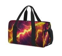 Cool Lightning - Bolsas de lona deportivas para niños, niñas, mujeres, hombres, durante la noche, fin de semana, bolsa de viaje, bolsa de transporte para gimnasio, bolsas de lona casuales