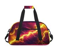 Cool Lightning - Bolsas de lona para mujeres, hombres, niños, niñas, niños, bolsa de viaje para fin de semana, bolsa de viaje de 24 L, bolsa de deporte para gimnasio, bolsa de práctica, color, 24 L,