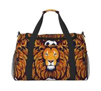 Cool Lion - Bolsa de viaje grande, plegable, impermeable, para la noche, playa, natación, piscina, deportes, gimnasio