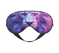 Cool Lion Head - Antifaz para dormir de doble cara, máscaras para dormir para mujeres y hombres, cubiertas opacas para dormir, viajes