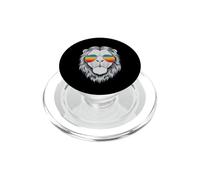 Cool Lion Safari Zoo Wild Cat Animal Gift Hombres Mujeres Niños PopSockets PopGrip para MagSafe