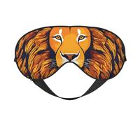 Cool Lion Sleep Eye Mas - Bloqueo de luz para hombre, mujer, turno, trabajo, viajes