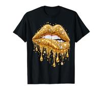 Cool Lips Beauty Fashion Statement Art Camiseta gráfica económica