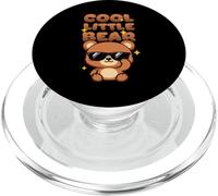 Cool Little Bear con Sombras Kwaii Chibi Kid Cartoon PopSockets PopGrip para MagSafe