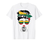 Cool Lituanian Coffee Mama Mom Girl Aunt Sis Lituania Flag Camiseta gráfica económica