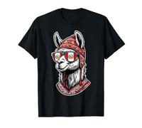 Cool Llama Peru Gafas de Sol Divertidas Camiseta