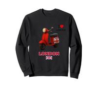 Cool London UK Scooter Illustration Novelty Graphic Designs Sudadera