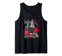 Cool London Vibes, I Love London UK, London Illustration Camiseta sin Mangas