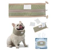 Cool Loop for Dogs, Petzymart Cool Loop, Cooling Collar for Dogs with Ice Packs, Dog Cooling Collar Neck Cooler, Cooling for Dog for Hot Weather Medium and Large Puppies (Green, L)