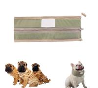 Cool Loop for Dogs, Summer Fashion Breathable Ice Scarf, Adjustable Breathable Dog Cooling Collar Neck Cooler with Ice Packs, Pet Adjustable Ice Chill Scarf for Small to Large Dogs(Green,L)