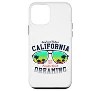 Cool Los Angeles California Dreaming Sun Sean Beach Graphic Carcasa para iPhone 12 mini