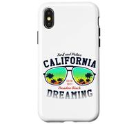 Cool Los Angeles California Dreaming Sun Sean Beach Graphic Carcasa para iPhone X/XS