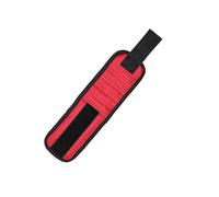 Cool Magnetic Wristband Tool Belt for Men & Women with 10 Strong Magnets, Adjustable Wrist Holder for Screws, Nails, Drill Bits, Portable Worksite Organizer Gadget(rojo)