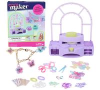 Cool MAKER, Charm'd, Estudio de creación de adornos, set de manualidades para hacer 10 pulseras y adornos para bolsos y mochilas, manualidades creativas para niñas a partir de 6 años