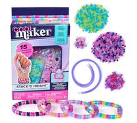 Cool Maker - Kit Pulseras Stack'd Heishi | Abalorios para Hacer Pulseras | Kit con 1.300 abalorios para hacer pulseras y accesorios para crear hasta 15 diseños. Ideal como regalo niña 7 años.