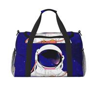 Cool Man in Outer Space - Bolsa de viaje grande, plegable, impermeable, para playa, natación, piscina, deportes, gimnasio
