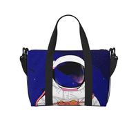 Cool Man in Outer Space - Bolso bandolera portátil para mujer, con estampado de galaxia, adecuada para gimnasio, entrenamientos, viajes y viajes