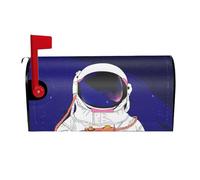 Cool Man In Outer Space Galaxy Easter - Funda magnética para buzón de correo, primavera, verano, otoño, tamaño estándar