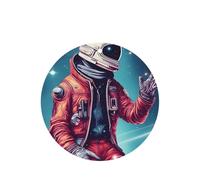 Cool Man In Outer Space Galaxy - Juego de ambientador colgante, tarjetas redondas de fragancia de lavanda para interiores de automóviles, paquete de 10/24 tarjetas