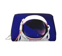 Cool Man in Outer Space - Neceser de viaje grande con cremallera y estampado de galaxia, ideal para el hogar y viajes