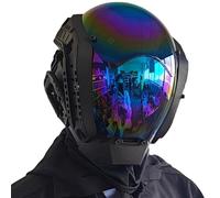 Cool Masks Punk Futuristic Cosplay Casco Mecánico de ciencia ficción Masilla de Halloween Halloween para el festival de música de la fiesta de cosplay Cos Mask Fantasy Lens Music Festival de Hallowe