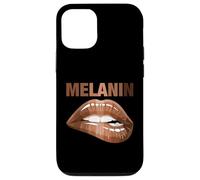 Cool Melanin Girl Lips Graphic Tees, Black Girls Magic Style Carcasa para iPhone 12/12 Pro