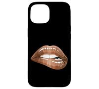 Cool Melanin Girl Lips Graphic Tees, Black Girls Magic Style Carcasa para iPhone 15