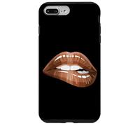 Cool Melanin Girl Lips Graphic Tees, Black Girls Magic Style Carcasa para iPhone 7 Plus/8 Plus