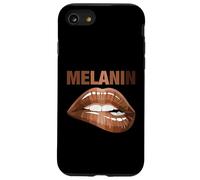 Cool Melanin Girl Lips Graphic Tees, Black Girls Magic Style Carcasa para iPhone SE (2020) / 7/8