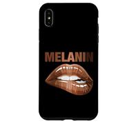 Cool Melanin Girl Lips Graphic Tees, Black Girls Magic Style Carcasa para iPhone XS MAX