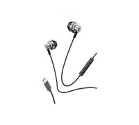 Cool Metal Stereo Auriculares USB-C con Micrófono Plateados