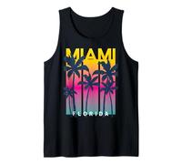 Cool Miami Florida Graphic Design Tees, I Love Miami, Miami Camiseta sin Mangas