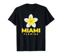 Cool Miami Florida Tropical Flower Frangipani Yellow Flower Camiseta