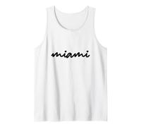 Cool Miami Florida Vibes Illustration Fashion Graphic Design Camiseta sin Mangas