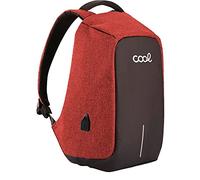 Cool Mochila Ordenador Portátil 15-16 Pulg Memphis Negro-Rojo