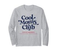 Cool Moms Club Sarcastic Madre Vintage Mamá Divertido Mamá Manga Larga