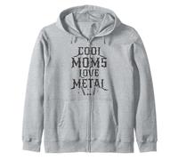 Cool Moms Love Metal Mamá Retro Punk Estética Sudadera con Capucha