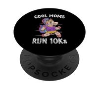 Cool Moms Run 10Ks Corredor Ejecutar Carrera 10K PopSockets PopGrip Adhesivo