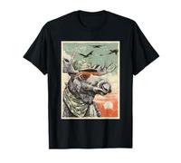 Cool Moose con Gafas de Sol Cazador de Patos Retro Sunset Camiseta