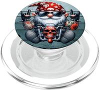 Cool Motorcycle GNOME Dad For Men Grandpa Life Retro Biker PopSockets PopGrip para MagSafe