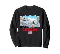 Cool Mount Rushmore National Memorial USA Presedents Cartoon Sudadera