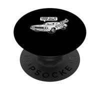 Cool Muscle Car Design Dame Todo Tu Dinero Estilo De Dibujos Animados PopSockets PopGrip Adhesivo