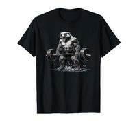 Cool Muscular Honey Badger, Culturista, Gimnasio Camiseta gráfica económica