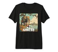 Cool Nantes Busca Elefantes y Amantes de la Ciudad Camiseta Premium