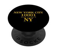 Cool New York City 10001 & NYC Latitude and Longitude PopSockets PopGrip Adhesivo