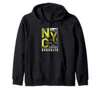 Cool New York City 5 Boroughs, Wear New York City Brooklyn Sudadera con Capucha