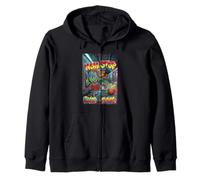 Cool New York City Teddy Bear Playing Basketball Underground Sudadera con Capucha