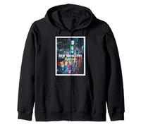 Cool New York City Times Square Skyline Illustration Graphic Sudadera con Capucha
